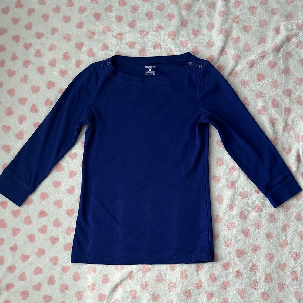 Jones New York Royal Blue Long Sleeve Tee